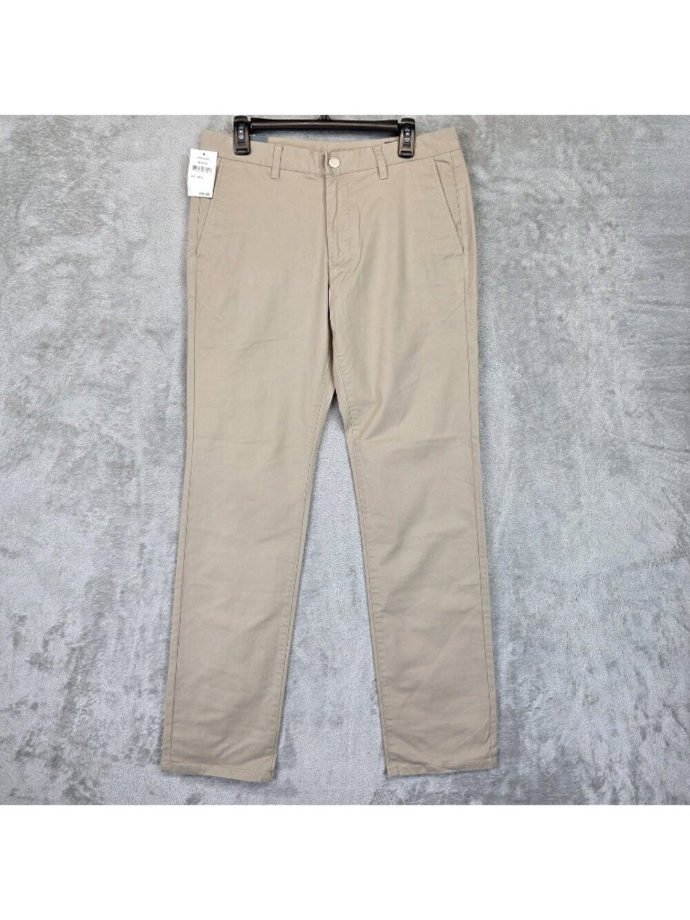 Bonobos Chino Pants Mens 32x32 Beige Slim Fit Stretch Tapered Office Casual